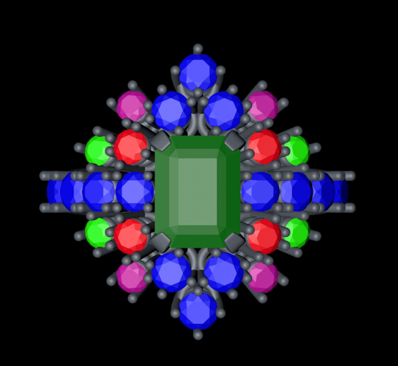 3D render of the Mimosa Ring during the design phase