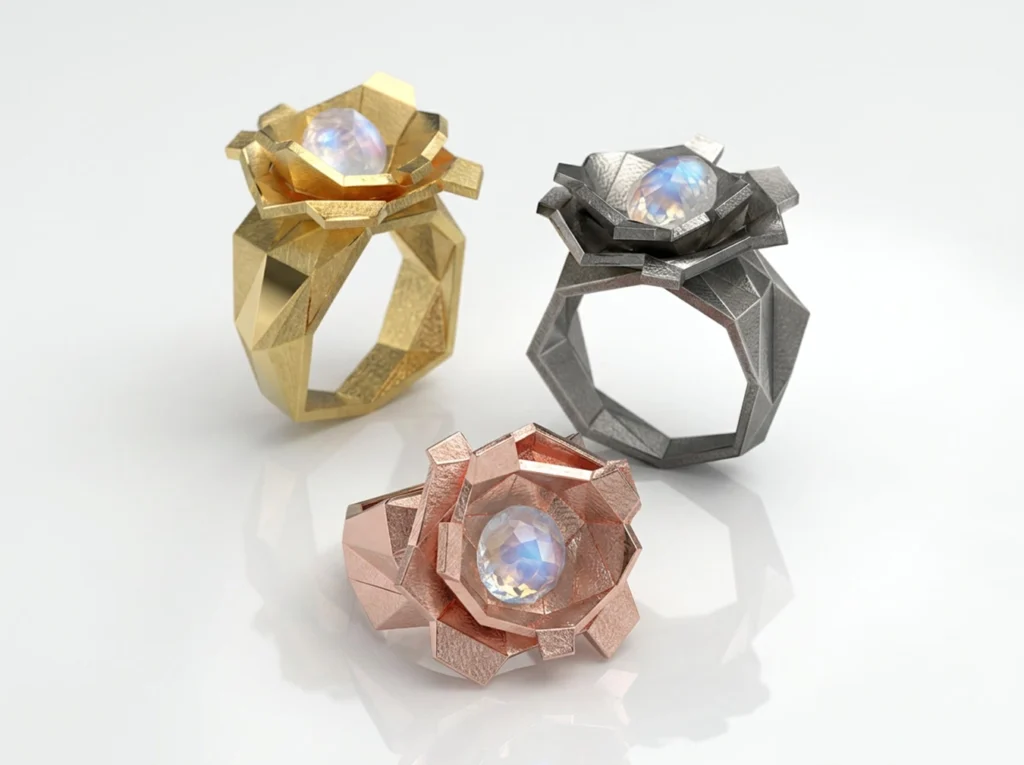 Preliminary design study of a bespoke Nido ring with design variations and three-dimensional modelling