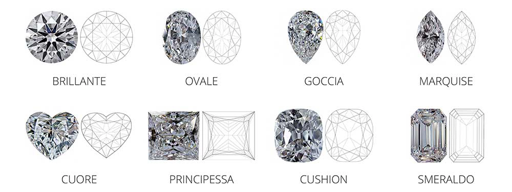 Taglio dei diamanti e differenza tra diamante e brillante