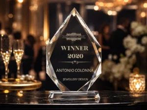 Trofeo Italian Wedding Awards 2020 assegnato ad Antonio Colonna per l’eccellenza nella gioielleria wedding
