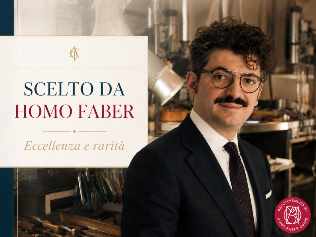 Antonio Colonna selezionato da Homo Faber Guide tra gli artigiani d'eccellenza nel settore dell'alta gioielleria e dell'oreficeria italiana.