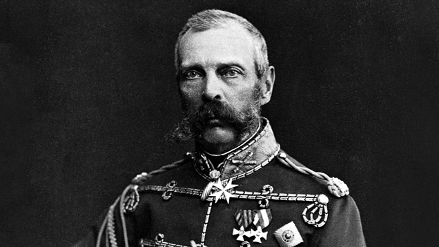 Ritratto storico in bianco e nero di una figura in uniforme, collegato alla storia del nome alessandrite.