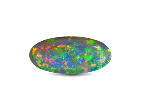 Opale raffinato con superficie cabochon luminosa
